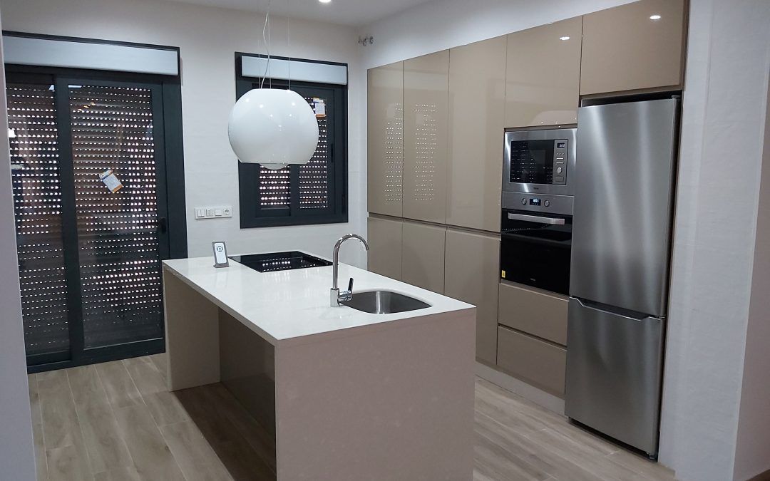 Cocina con vitroceramica Teppanyaki